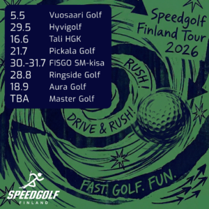 Speedgolf Finland 2026 kilpailut